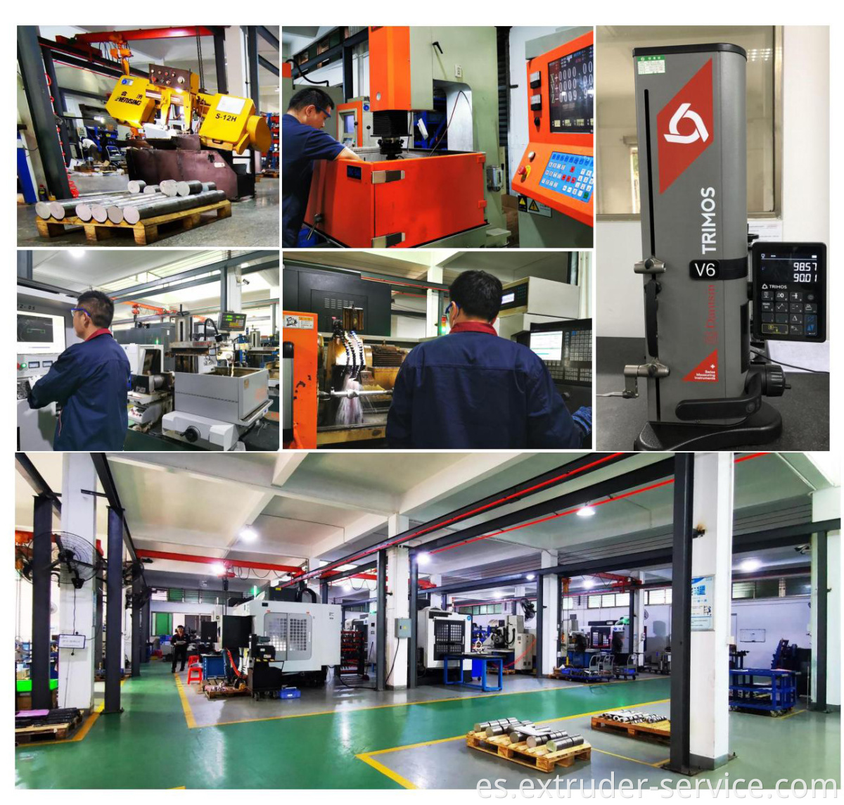 Extrusora cónica de doble tornillo Conical Twin Screw Extruder
